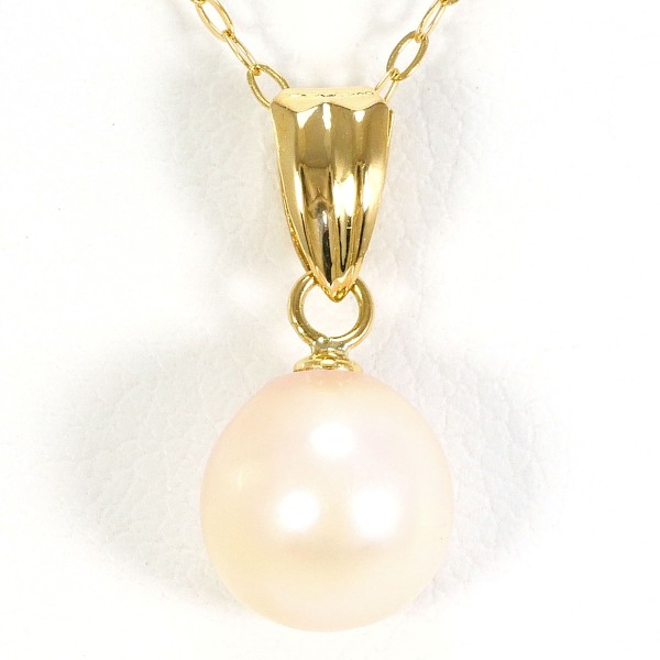 K18 18金 YG ネックレス パール(真珠) 中古