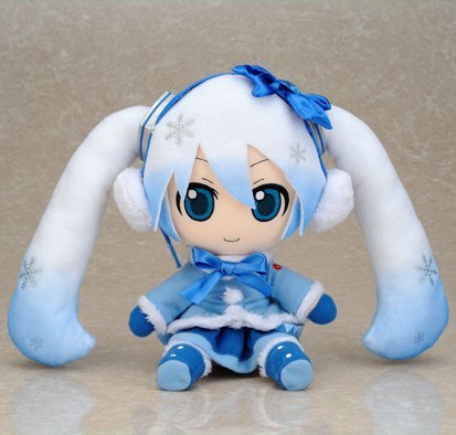 初音ミク ぬいぐるみシリーズ01 2012年雪ミク ふわふわコートVer. [並行輸入品]