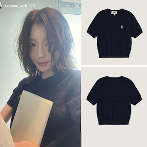 テヨン 少女時代 's...one TAEYEON Tシャツ ブラック 黒