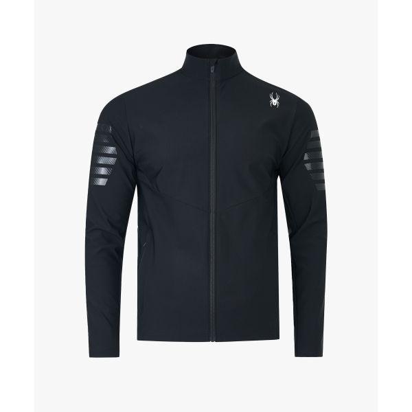 男性ラドパッドボンディングトリコットセットアップジップアップジャケットSPJPCNFT201MBLK 3733344