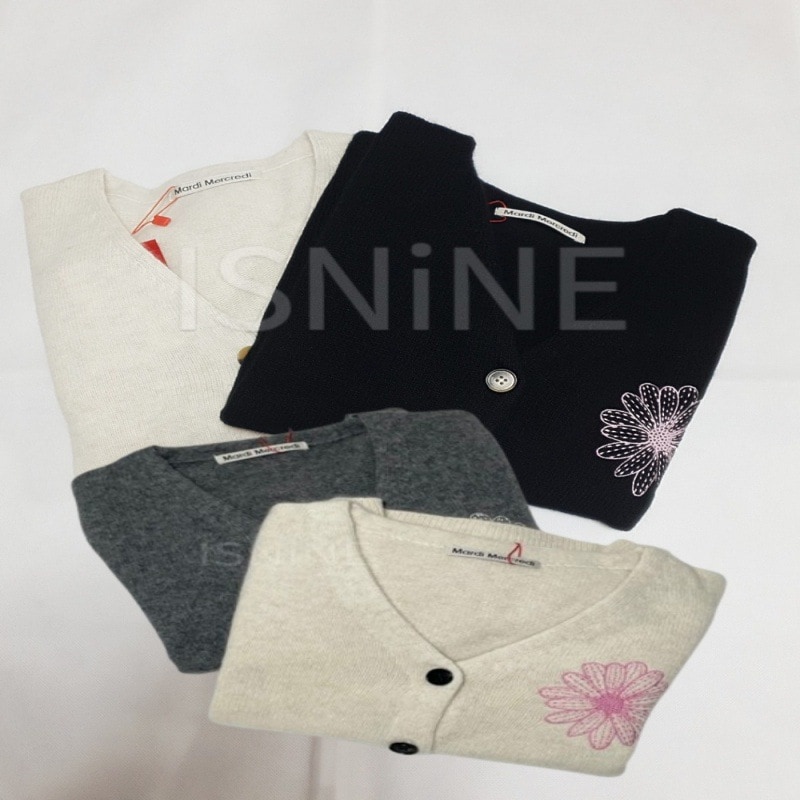 ラクーン ブレンドVネック カーディガン [公式正規品]