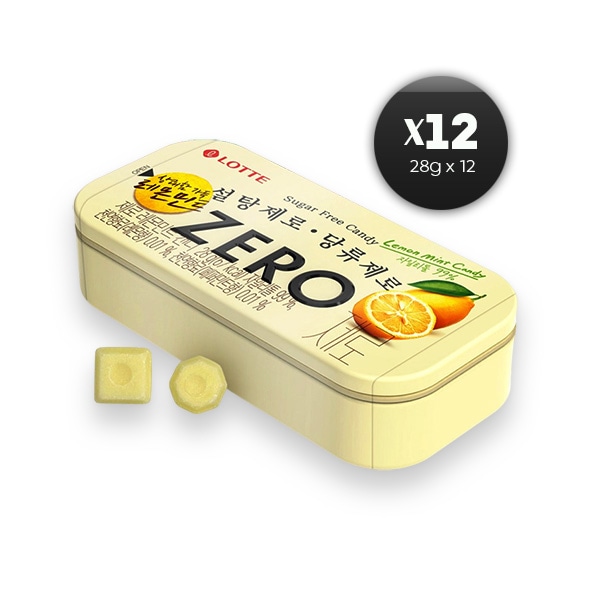 ゼロ レモンミントキャンディ 28g x 12個