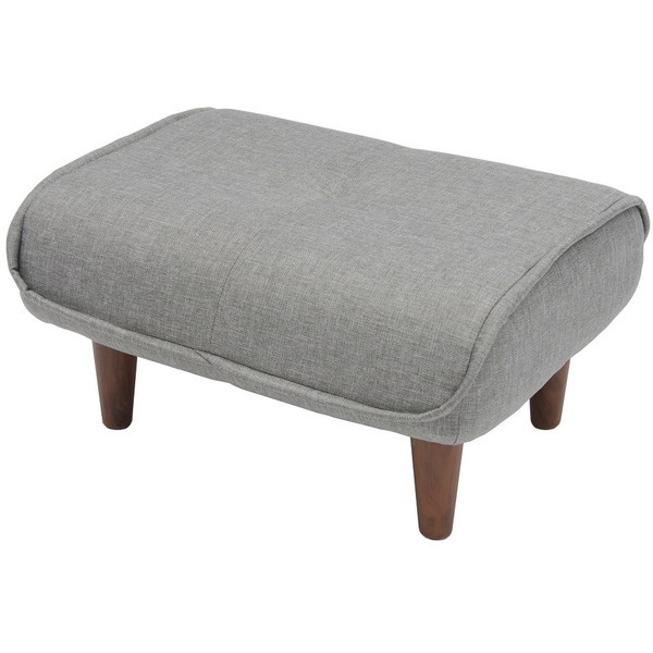 CELLUTANE オットマン タスクグレー 日本製 スツール 座面ポケットコイル 一人掛け A281p-587GRY メーカー直送