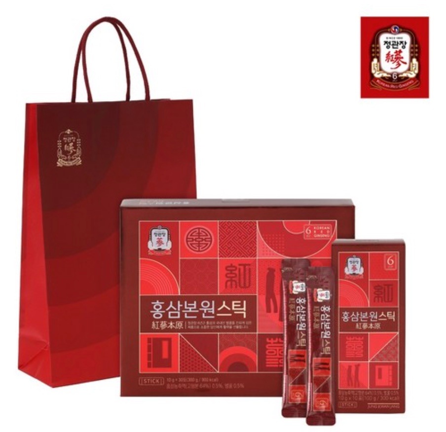紅参 本源スティック 6年根紅参 ギフトセット 10g 30個