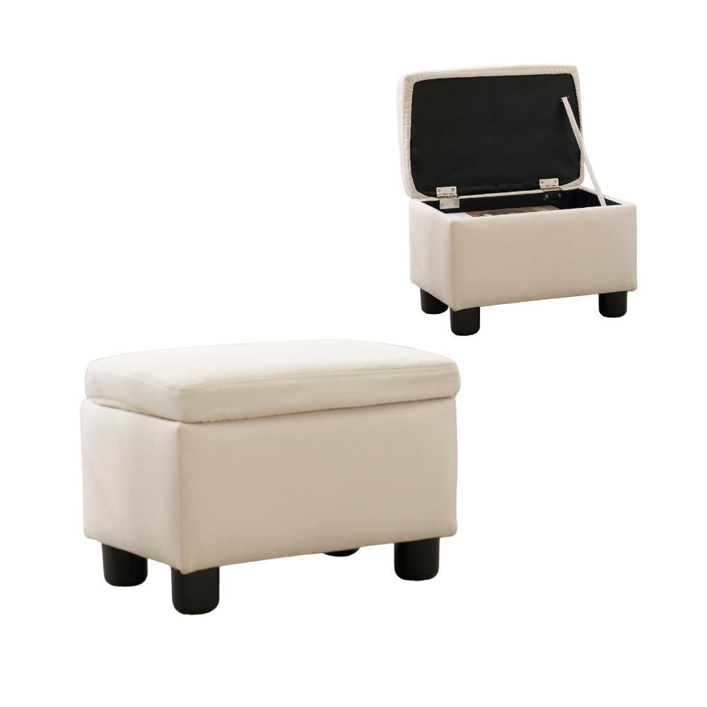 【当日発送/無料配達】オットマン スツール 椅子 おしゃれ ファブリック フットスツール 足置き ソファースツール 取り外し可能な脚 コンパクト 来客対応チェア おしゃれ 組立簡単　玄関イス マルチに