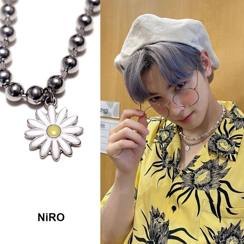 【正規取扱店】 Daisy NiRO/37 [NIRO] チャウヌ着用 Necklace 韓国ファッション ネックレス KPOP STEEL SURGICAL ネックレス