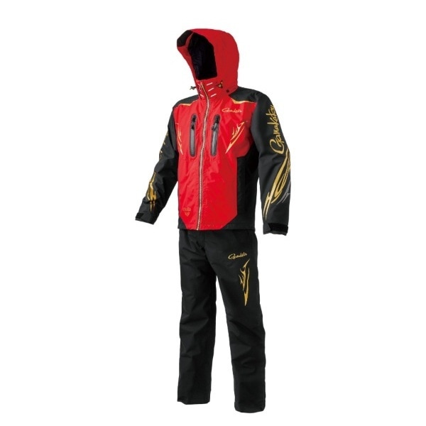 がまかつ レインウェア GM3797 アルテマシールドレインスーツ レッド L