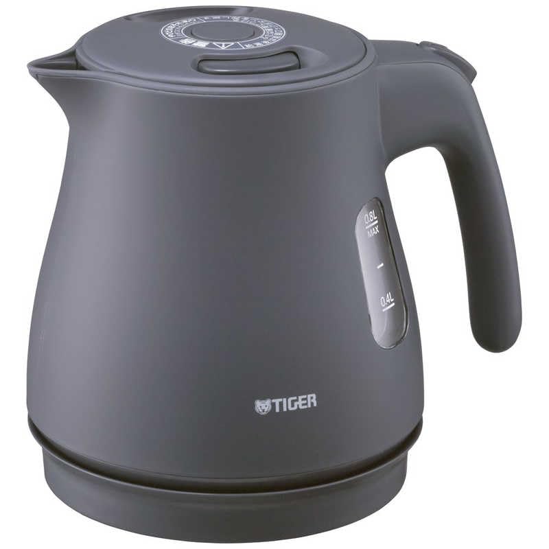 TIGER PCV-A080KN ナイトブラック QUICK&SAFE+ [蒸気レス電気ケトル (0.8L)]
