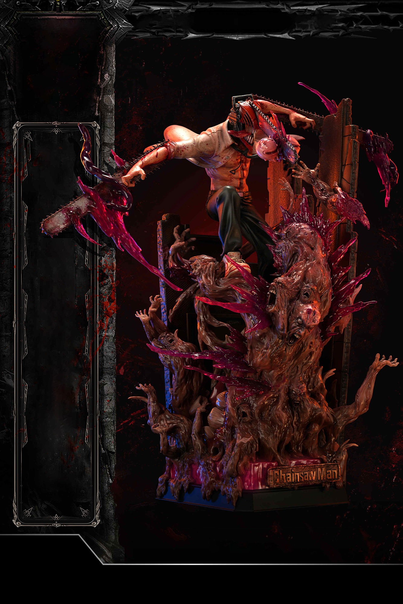 デンジ フィギュア 1/6スケール 塗装済み完成品 ガレージキット Z.H.S 限定販売 スタチュー