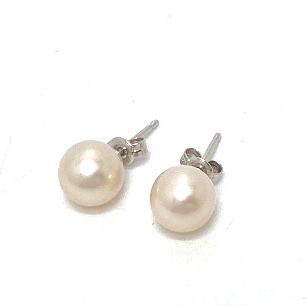 jewelry ジュエリー ピアス K14WG パール 8.5 パール ホワイト