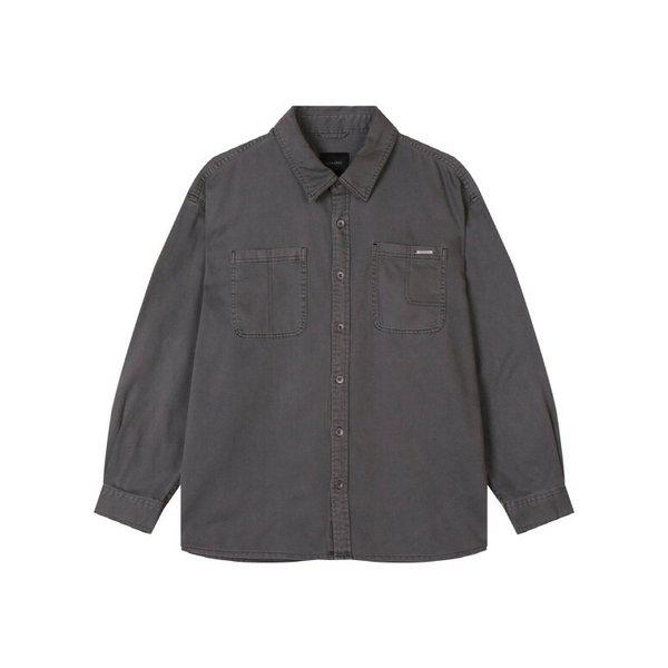 [] 男性) コットン ピグダイイング ツーポケット シャツ (B252SH342P1) [P003696766]