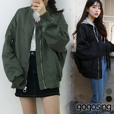 Qoo10] ゴゴシング GOGOSINGフードMA-1ジャケット