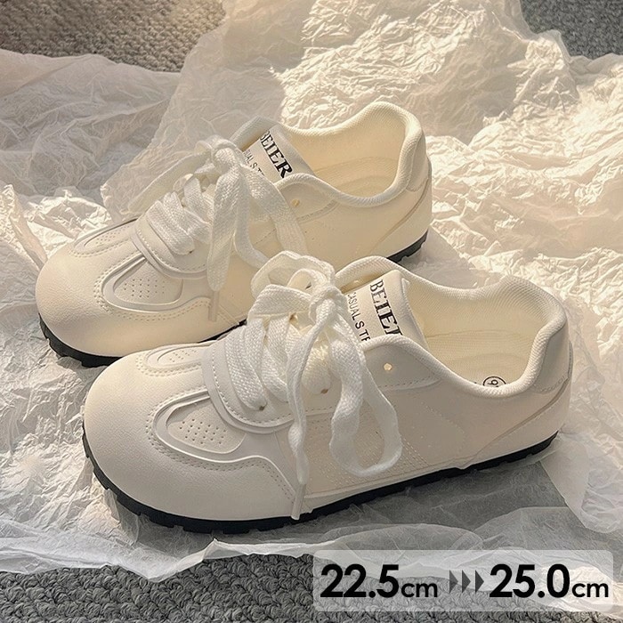 スニーカー ローカット 夏 柔らかい 薄底スニーカー スポーティ シューズ レディース 靴 美脚 可愛い かわいい お洒落 おしゃれ カジュアル 歩きやすい 疲れにくい シンプル 薄底 ベージュ ホワ