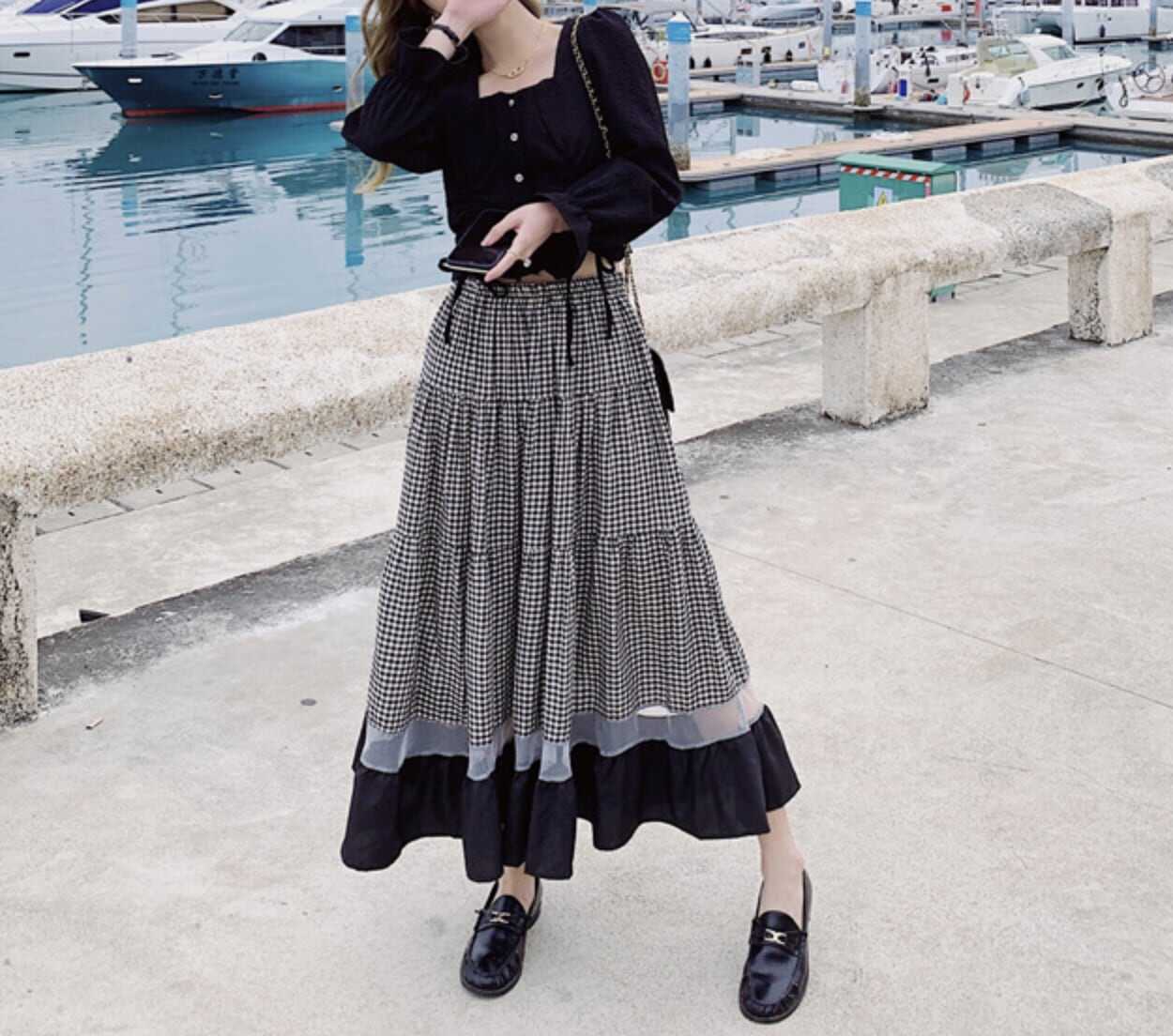 ボトムス ボトム おすすめ おしゃれ お洒落 激安 安い プチプラ スカート ロング スカート フレア スカート レース スカート ボリューム スカート ハイ ウエスト マキシ丈 lbot0