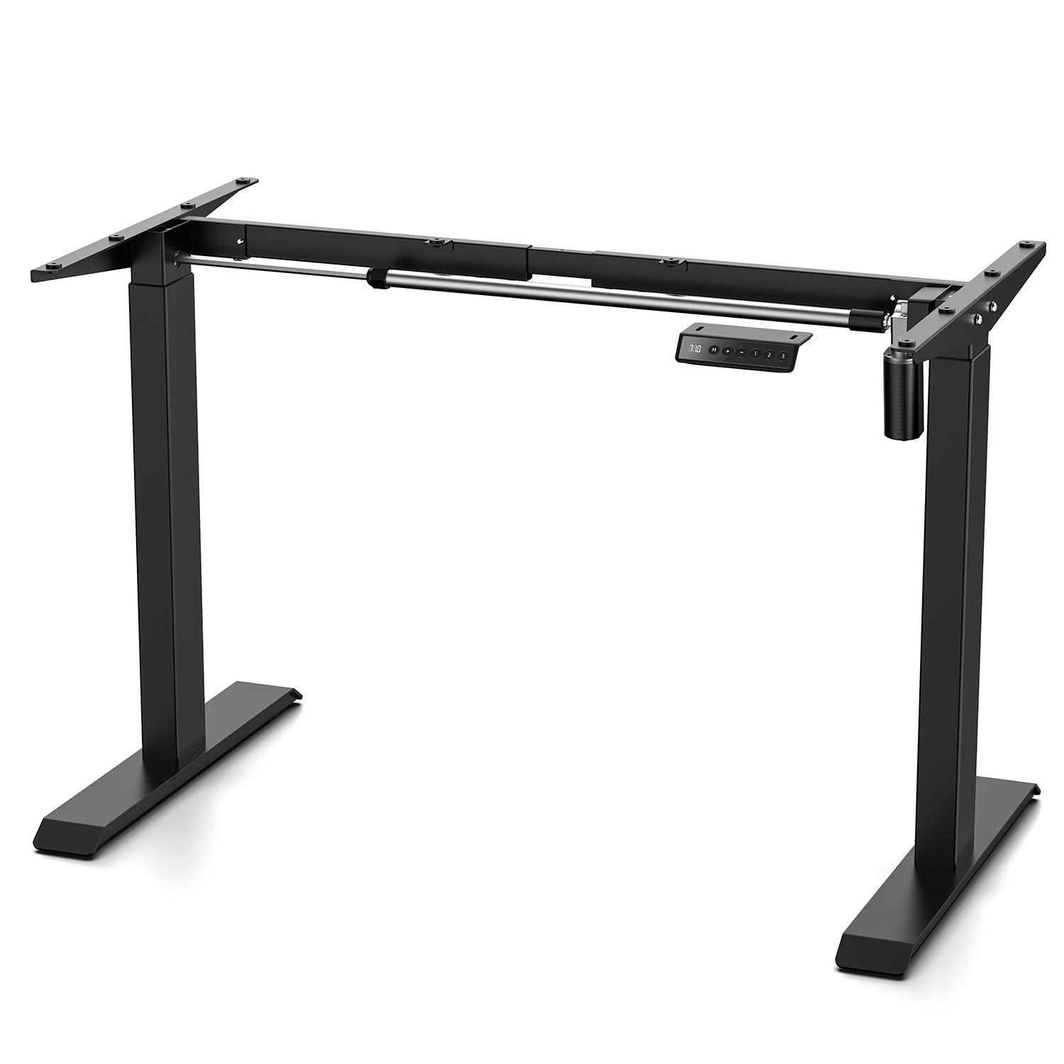 59電動昇降デスク用フレーム メモリ機能付き スタンディングデスク 幅95~160cmx奥行き45cm~65cmの天板に対応 電動で上下昇降するデスク専用フレーム 電動 昇降式デスク 上下自動昇降高さ