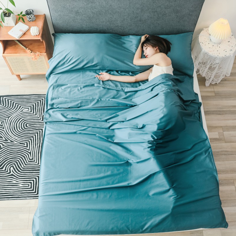 60綿ホテル汚れた寝袋を隔てた大人の出張二人旅神器綿シーツカバー携帯用 4,818円