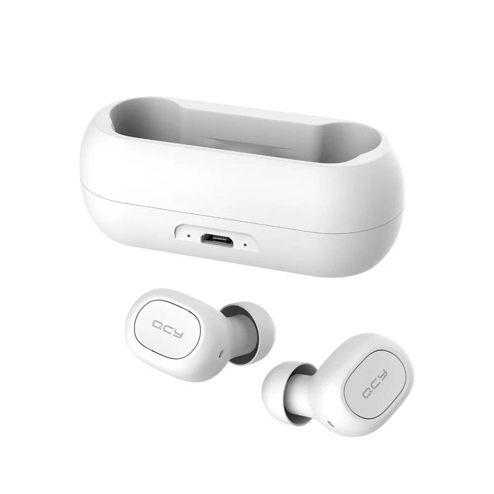 豊富なギフト Qcy T1c Bluetooth Earbudsの真のワイヤレスヘッドフォンのデュ Tws 86％以上節約 5.0