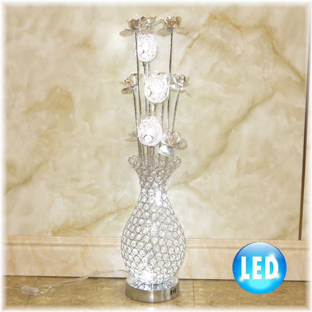 【LED付き！】新品 豪華！ LED アルミ製 可愛い フロアスタンド フロアライト 11,840円