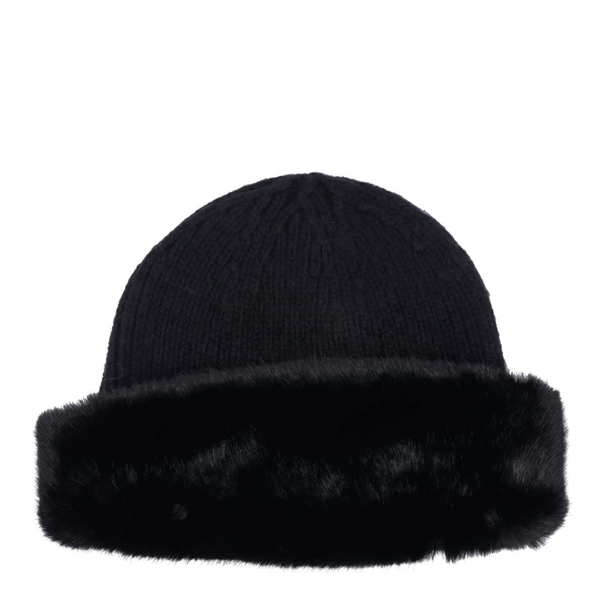 2F4056M0300_22222 ブラック 秋冬2024 帽子 レディース ia