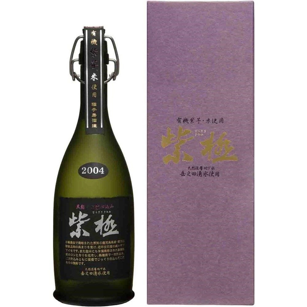 1回のご注文で12本まで12本まで送料1本分25紫極箱入り720ml瓶芋焼酎メーカー：鹿児島県種子島酒造