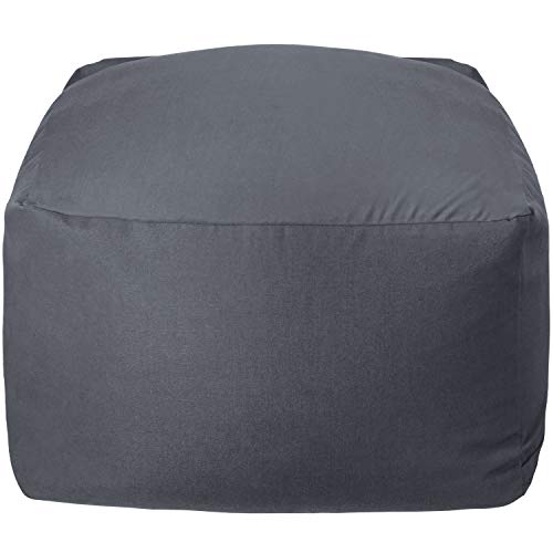 Homwarm ビーズクッション 怠惰なソファ 特大(60×60×35cm) 疲労解消 健康 安全 無味 カバー取り外し 洗濯可能 座り オールシーズン適用 0.3mm-0.5mm極小ビーズ 豆袋座布