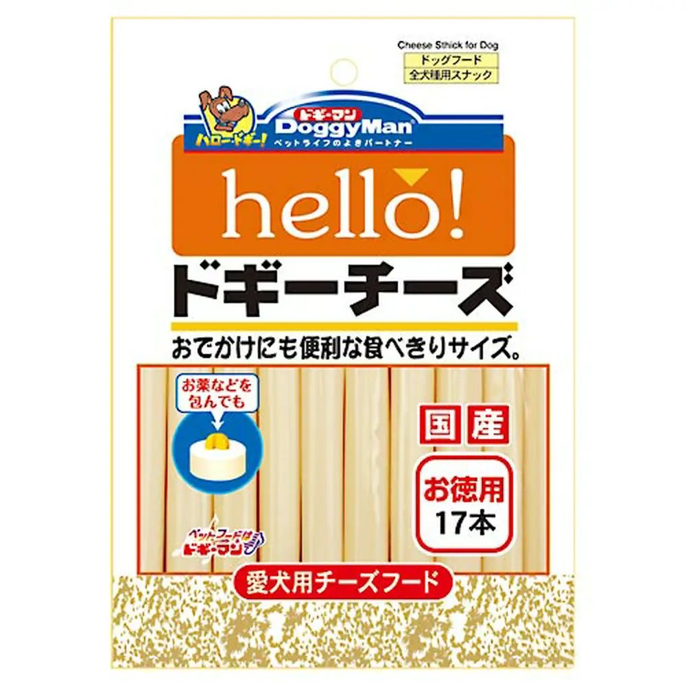 ｈｅｌｌｏ！ドギーチーズ　お徳用　１７本X６袋　ＣＲＣ45―14―40―00―00