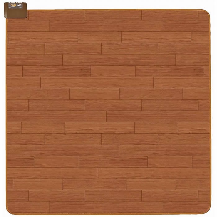 電気カーペット 2畳相当 フローリング調 防水 CWC201H-BW ブラウン 約176176cm