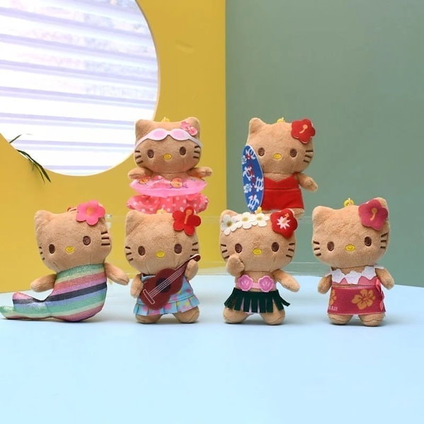 Qoo10] キティ キーホルダー Hwaiii風 人