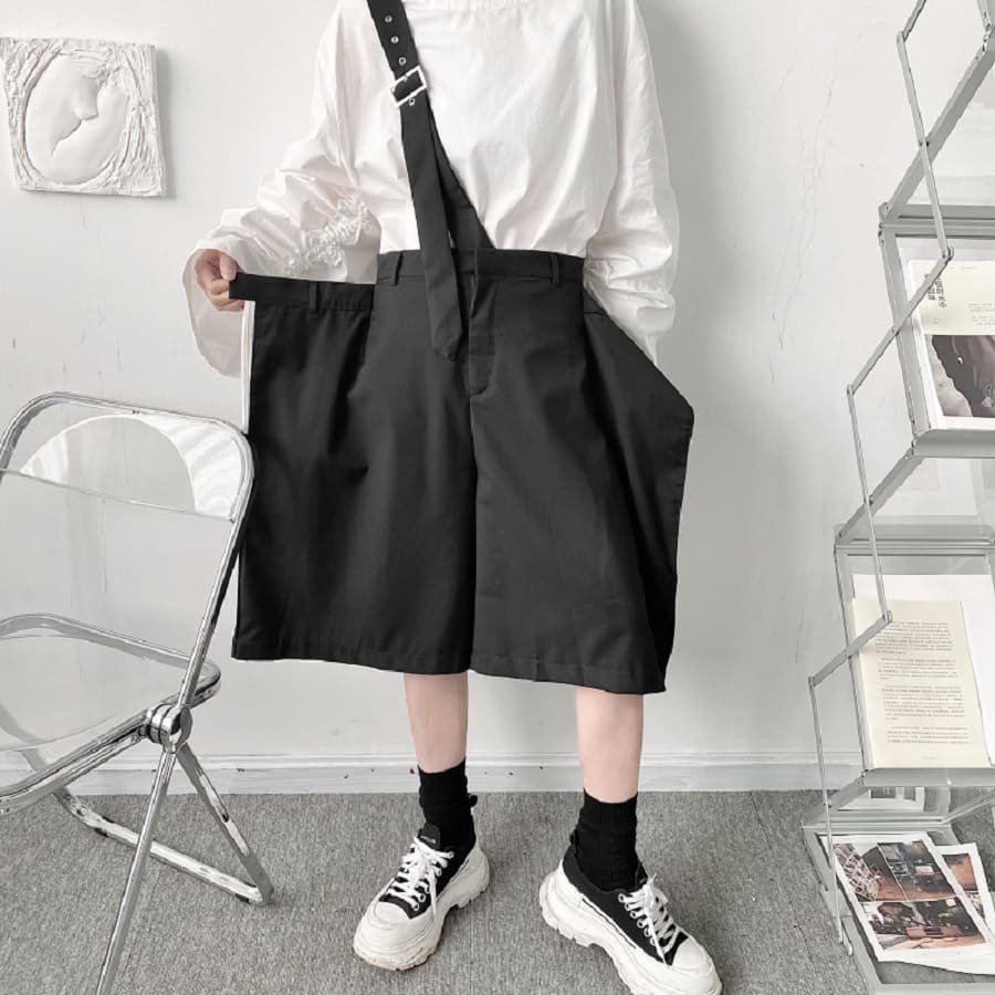パンツ メンズ ハーフパンツ ショートパンツ 韓国 不規則 高校生 中学生 10代 20代