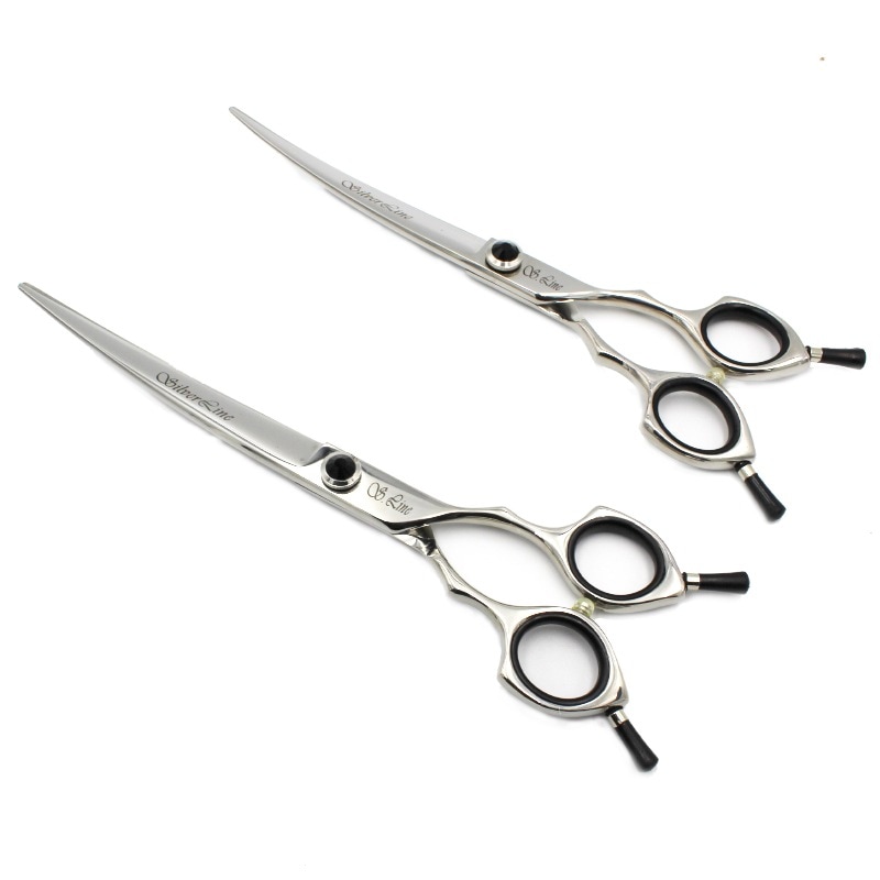 [MCC] MCCカーブバサミ グリップ感の良いハサミ なだらかなカーブ角度 腰 胸 お尻 フットライン クラウン等 長時間使用 細密なカット マズル アフロカット