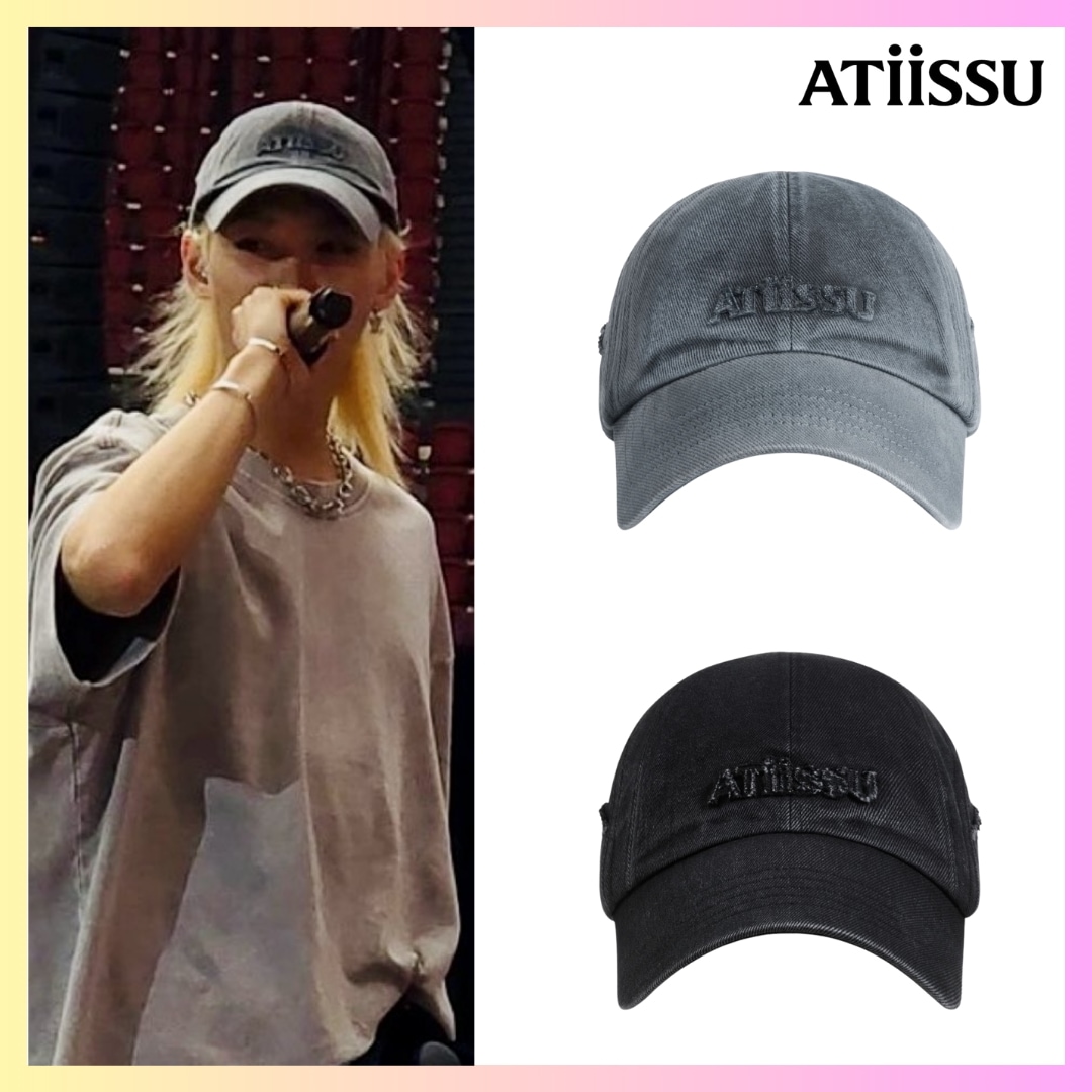 [STRAYKIDS フィリックス着用] APPLIQUER CAP - 2 COLORS + FREE OMAKE ストリート キャップロゴ キャップ韓国ファッションキャップコットン