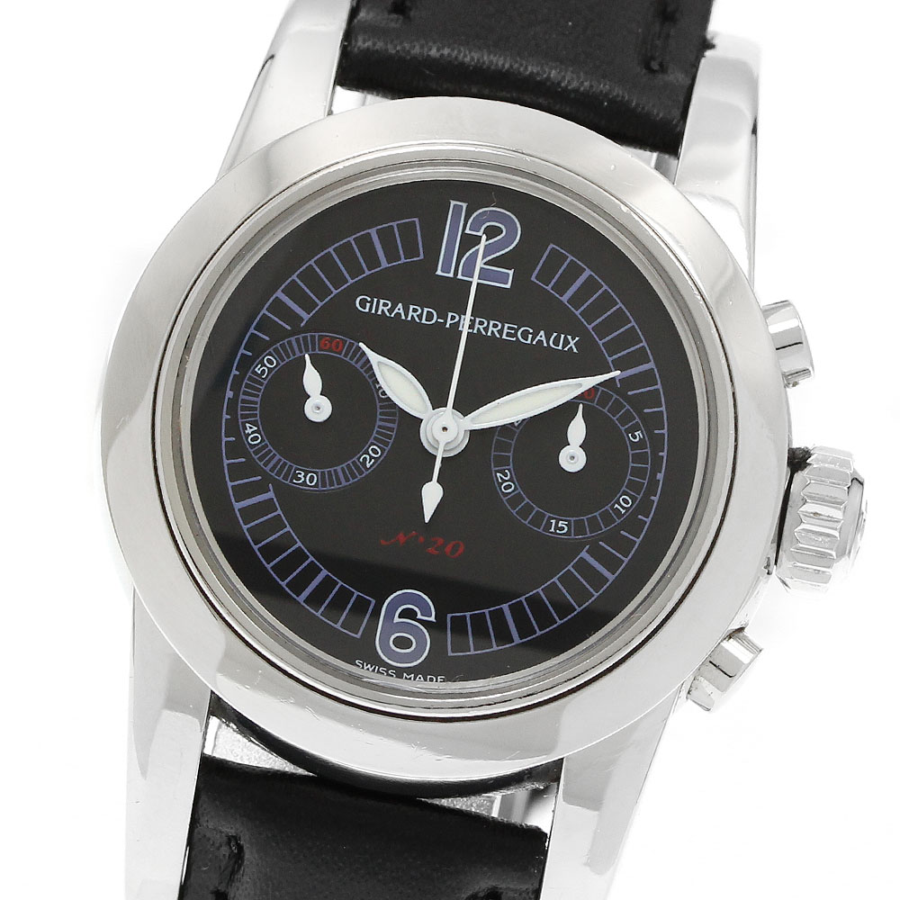 ジラール・ペルゴ GIRARD PERREGAUX 8046 スモールクロノグラフ 自動巻き レディース _942458【中古】