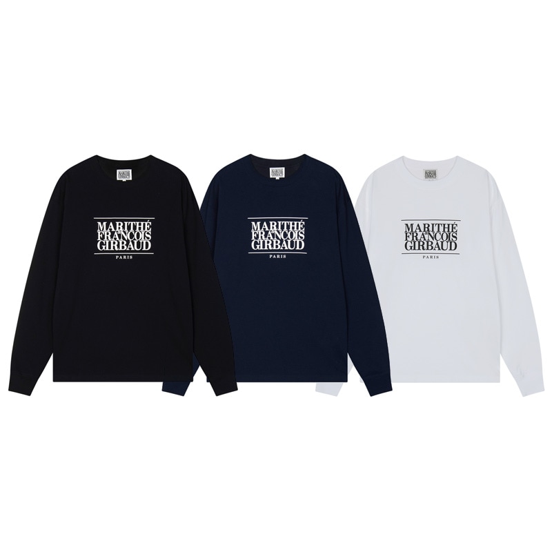 [Blackpink ジェニ 着用] CLASSIC LOGO LONG SLEEVE 韓国 アイドル 長袖 Tシャツ レディース メンズ 大きいサイズ ゆったり