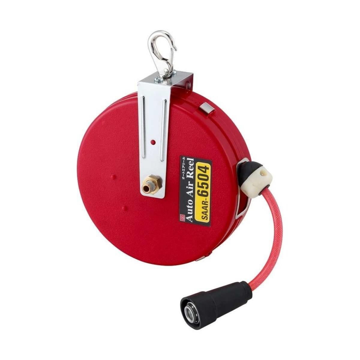 SK11 オートエアーリール 6.5mmX4m コンパクトタイプ SAAR-6504