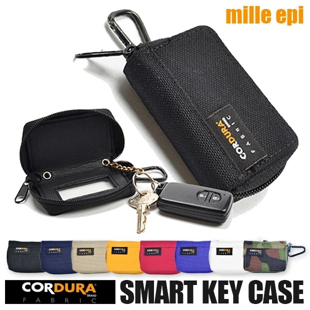 Qoo10] コーデュラ カラフル スマートキー ケース キーケー : バッグ・雑貨