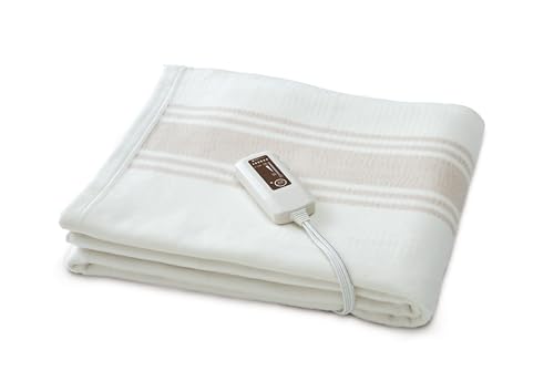最新モデル ゼンケン 【電磁波99％カット】電気掛敷オーガニックコットン毛布 洗濯可能 ダニ対策 赤