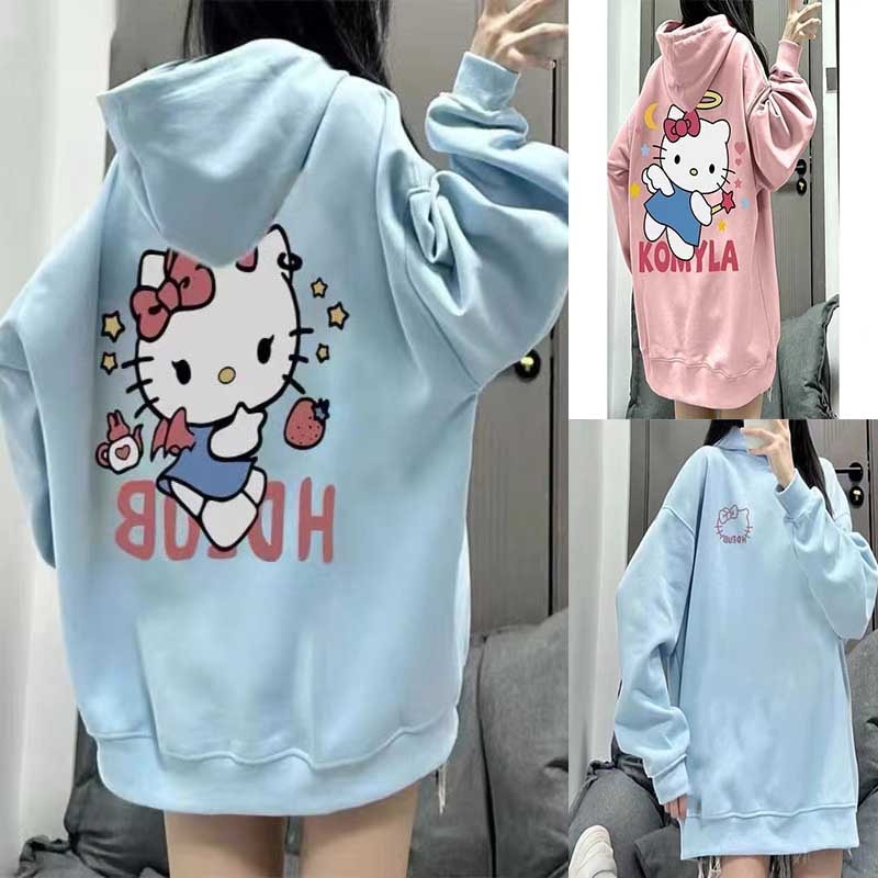 Qoo10] パーカー レディース キティちゃん 可愛 : レディース服