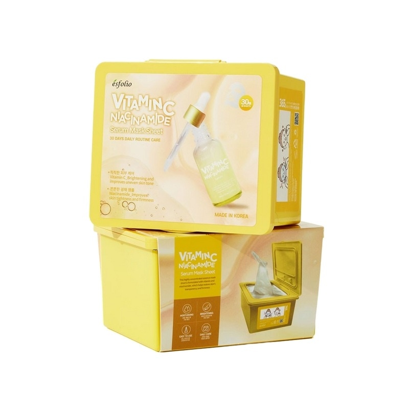 [1+1]ビタミンCエッセンス引き抜くマスクパック400ml 30枚 2セット/ビタミンCアンプル13ボトル含有/大容量マスクパック