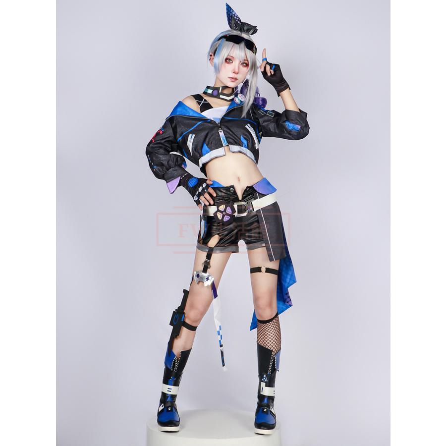 崩壊：スターレイル 銀狼-ぎんろう コスプレ衣装 ウィッグ 靴 コスチューム 演出服 アニメ ゲーム ハロウィン cosplay 変装
