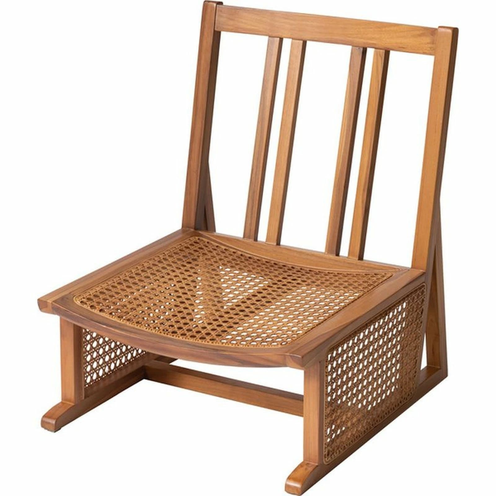 フロアチェア 約42×48.5×56×21cm NA ラタンチェア チェア 椅子 ラタン 1人掛け フロアチェア ナチュラル シンプル アジアン 籐 天然素材 完成品 おしゃれ 敬老の日 15,768円