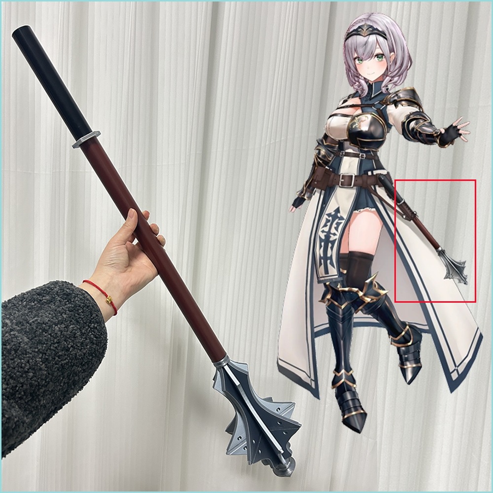 白銀ノエル コスプレ道具装備cos服部品 3Dプリント 別体設計 取り外し可能 A141