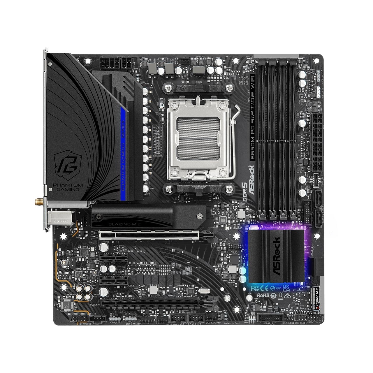 B650M PG Riptide WiFi Micro ATXマザーボード
