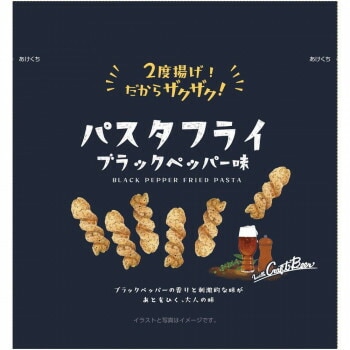 まるか食品 パスタフライ ブラックペッパー味 30g（12x6）