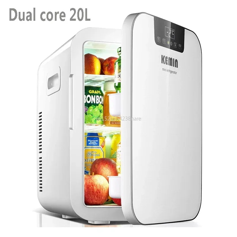 スモール寮ホーム車デュアルユース学生シングルドア ミニ冷蔵庫 ミニ 新品冷蔵庫 美容品を保存する 20L 20L 車の冷蔵庫
