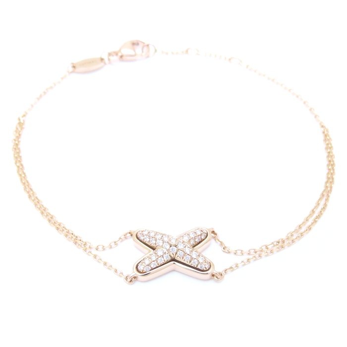 ジュ ドゥ リアン ブレスレット ダイヤモンド 083222 K18PG ピンクゴールド/293827【中古】 196,900円