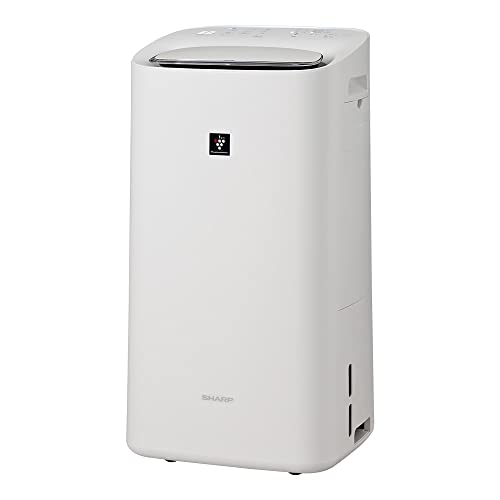 シャープ(SHARP) 除湿機 兼 加湿空気清浄機 KI-PD50-W プラズマクラスター 25000 空気清浄 21畳 / 除湿 14