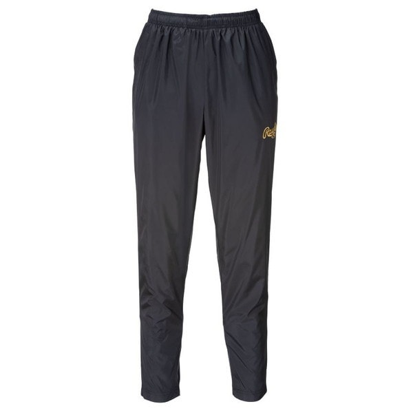 ローリングス 野球 ロングパンツ チームウインドパンツ 裏メッシュ ブラック AOP12S100-B-O B