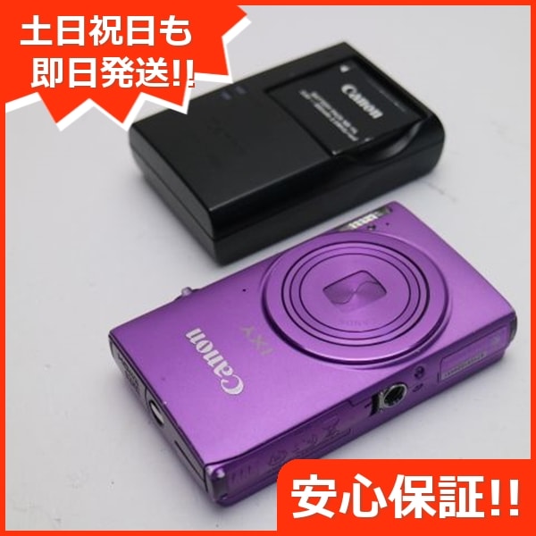 美品 IXY 430F パープル デジカメ Canon 244