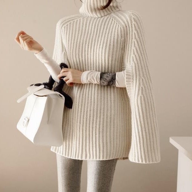 ニットポンチョセーター ノースリーブ ニット セーター ポンチョ タートルネック プルオーバー ルーズ 無地 韓国 レディース かわいい 可愛い キュート 大人可愛い 大人女子 シンプル