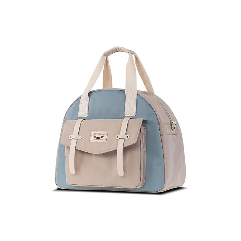 LOVVENTO ボストンバッグ レディース 可愛い マカロン色 3way 手提げ 斜め掛け 肩掛け トラベルバッグ 大容量 軽量 2泊3日 30L おしゃれ 通勤 通学 旅行 機内持ち込み ショルダ